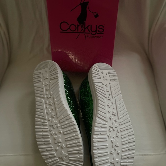 Corkys Green Glitter Shoes - Picture 4 of 6